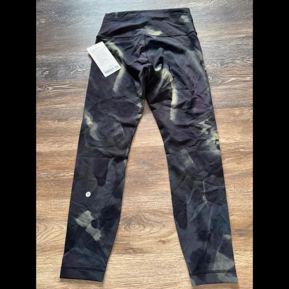 Lululemon Wunder Train High Rise 25” Ink Islands Burnside Multi Size 8 NWT